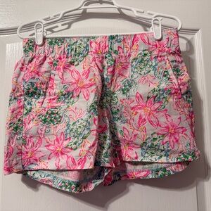 Lilly Pulitzer 4” Lilo Linen So Shellegant Surf Blue